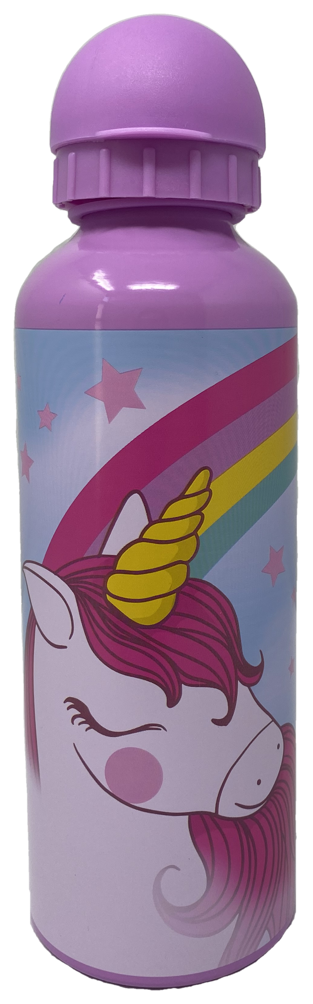 Borraccia in Alluminio Unicorno con Beccuccio e Coperchio 500 Ml - X04266mc/l