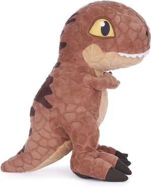 Set 4 Peluche Jurassic World Velociraptor T-Rex Metriacantosauro Dilofosauro Pupazzo 35 CM - 1025d