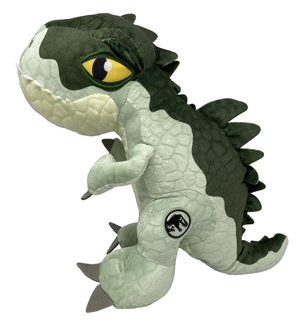 Set 4 Peluche Jurassic World Velociraptor T-Rex Metriacantosauro Dilofosauro Pupazzo 35 CM - 1025d