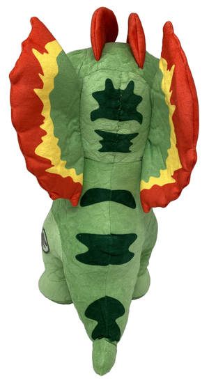 Set 4 Peluche Jurassic World Velociraptor T-Rex Metriacantosauro Dilofosauro Pupazzo 35 CM - 1025d