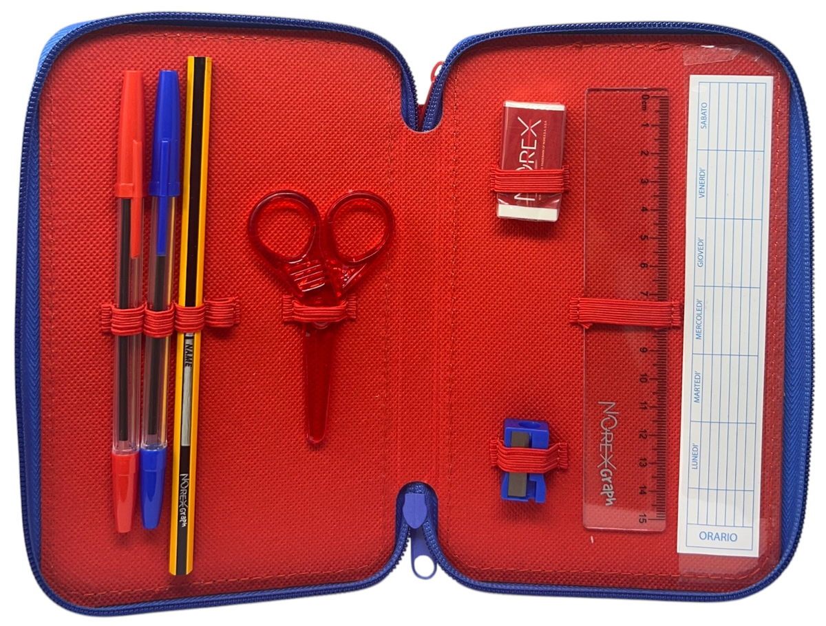 Astuccio Scuola Bing Multiscomparto 3 Zip Portacolori Giotto - 1004e1413