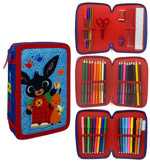 Astuccio Scuola Bing Multiscomparto 3 Zip Portacolori Giotto - 1004e1413