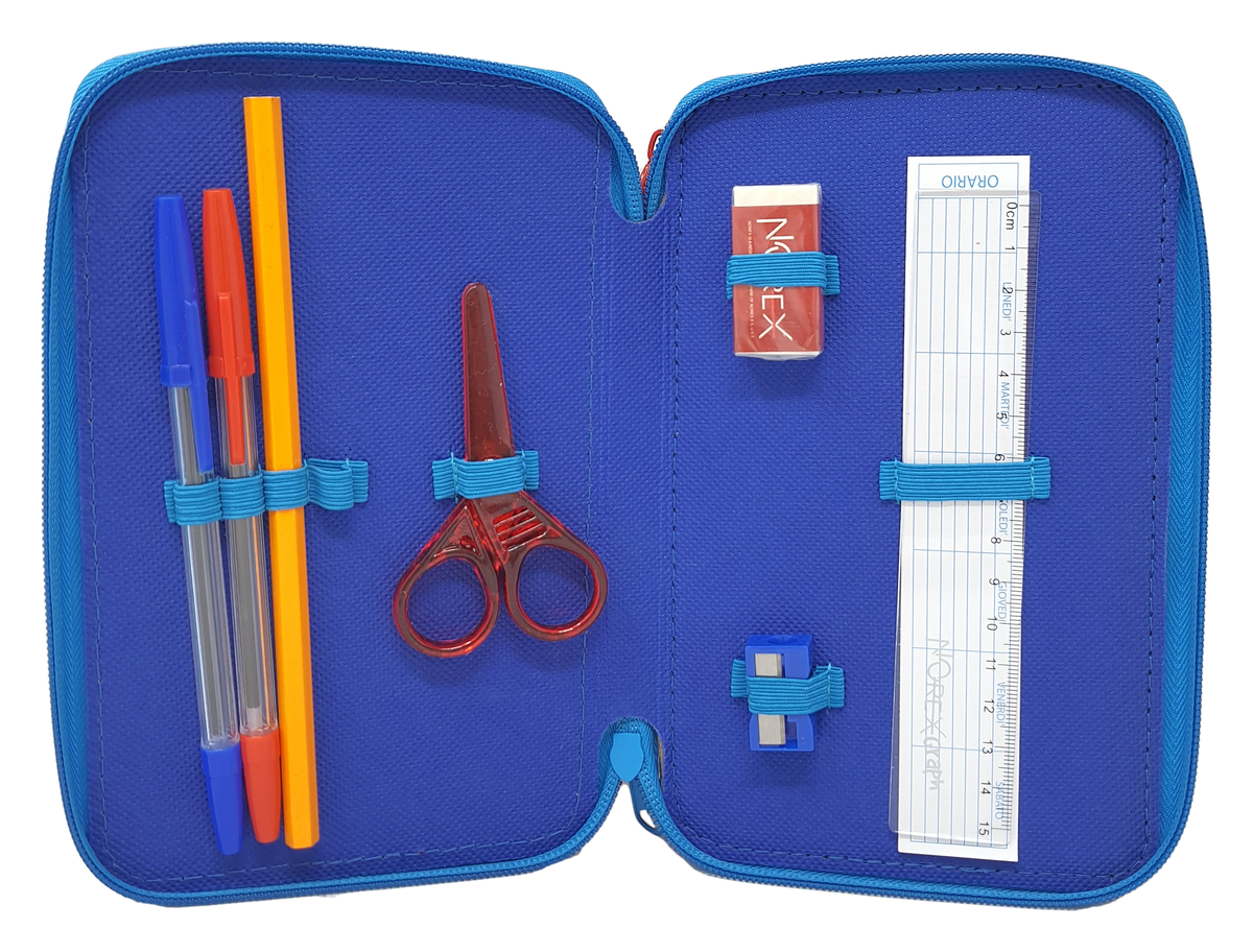 Astuccio Scuola Topolino DISNEY Multiscomparto 3 Zip Portacolori Giotto - 1004e2211