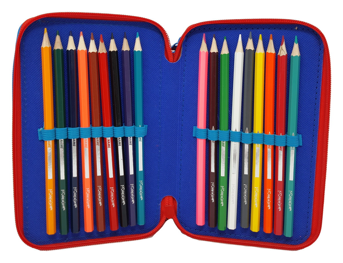 Astuccio Scuola Topolino DISNEY Multiscomparto 3 Zip Portacolori Giotto - 1004e2211