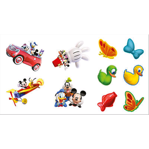 Decori Sagoma Set 10 Pezzi Assortiti DISNEY Topolino Minnie Pippo Paperino