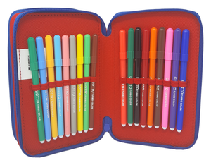 Astuccio Scuola Snoopy Multiscomparto 3 Zip Portacolori Giotto - 1004e2265