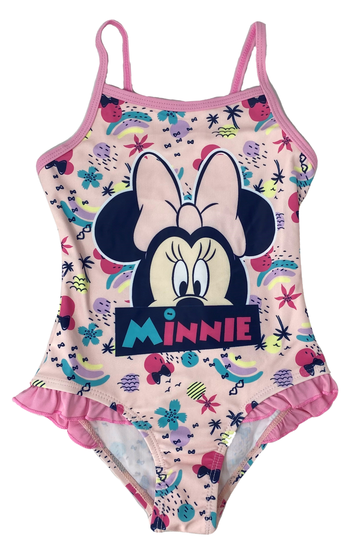 Costume Mare Minnie Mouse DISNEY Intero Bambina - Ev1861rosa