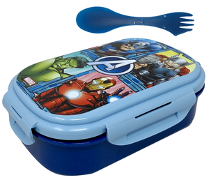 Portamerenda Avengers MARVEL con Posata 3 in 1 Portapranzo Multiscomparto - Av16034