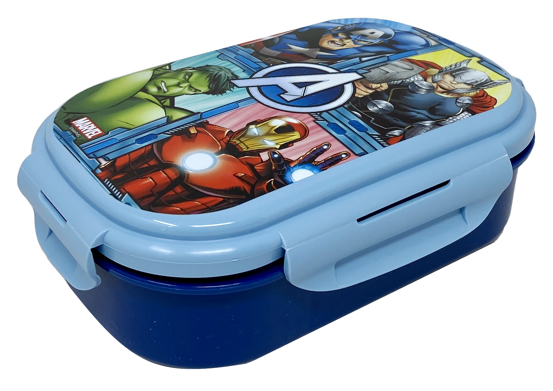 Portamerenda Avengers MARVEL con Posata 3 in 1 Portapranzo Multiscomparto - Av16034