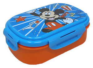 Portamerenda Mickey Mouse DISNEY Topolino con Posata 3 in 1 Portapranzo Multiscomparto - Mk22067