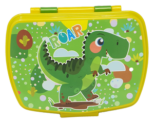 Set Dinosauri Bicchiere con Cannuccia + Portamerenda Bpa Free - Din22/2pz
