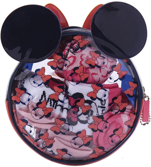 Calzini Minnie Mouse DISNEY in Misto Cotone 5 Paia con Pochette - 7398