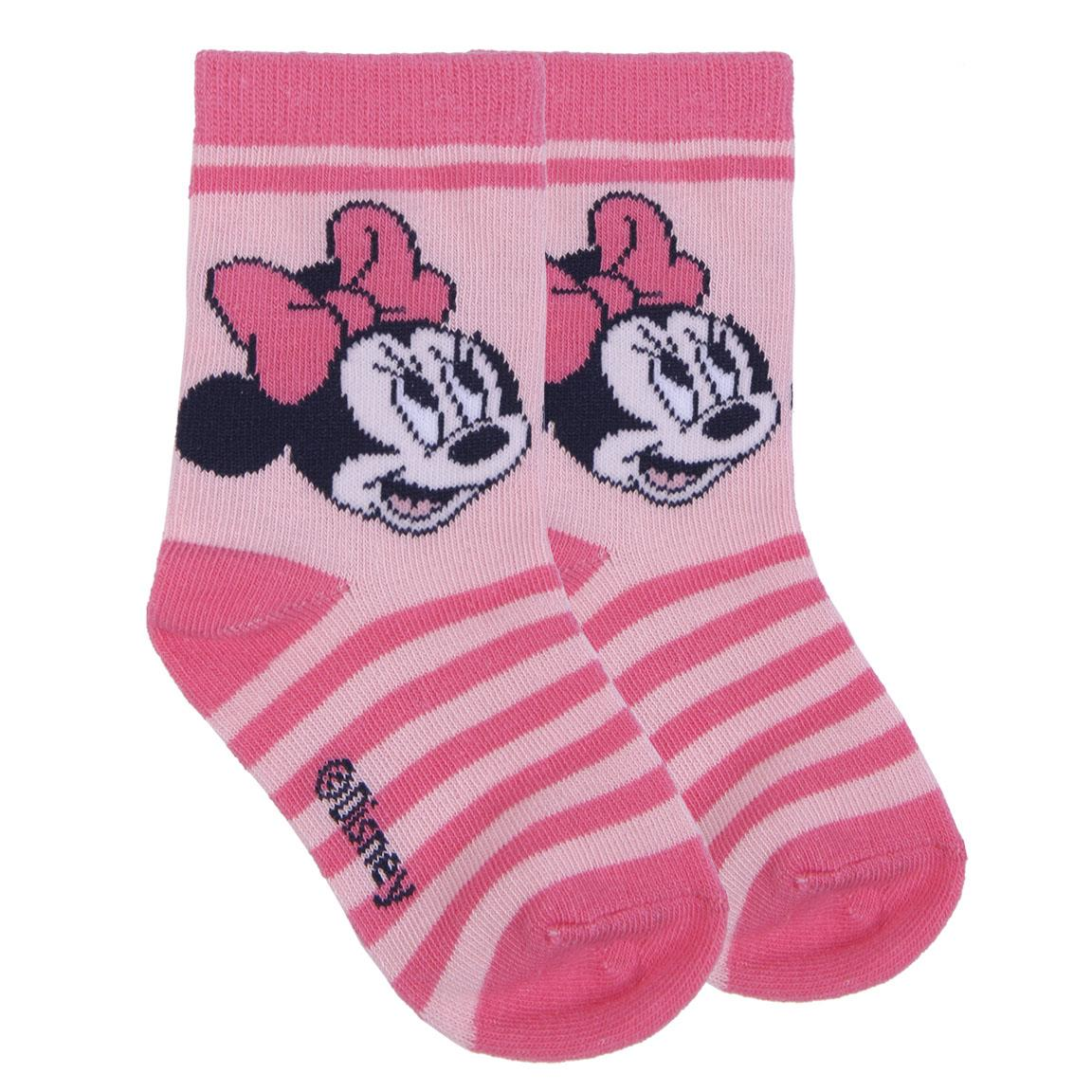 Calzini Minnie Mouse DISNEY in Misto Cotone 5 Paia con Pochette - 7398