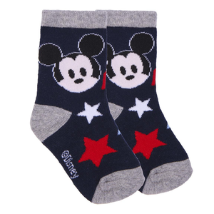 Calzini Mickey Mouse DISNEY Topolino in Misto Cotone 5 Paia con Pochette - 7397