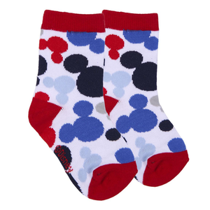 Calzini Mickey Mouse DISNEY Topolino in Misto Cotone 5 Paia con Pochette - 7397