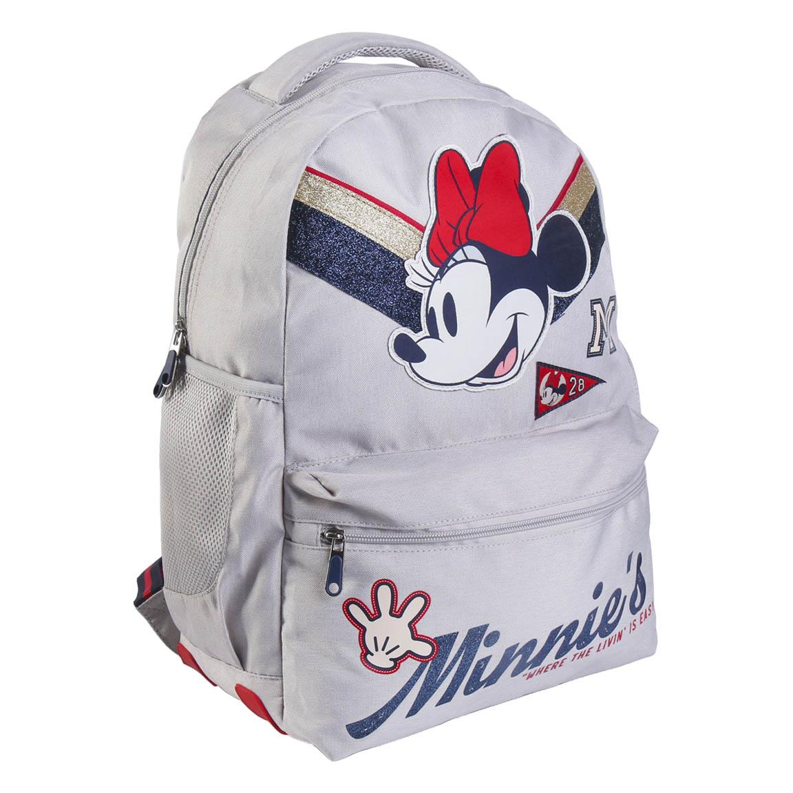 Zaino Scuola Americano Minnie Mouse DISNEY Multiscomparto con Tasca Termica Borsa Viaggio Tempo Libero 44 CM - 3883