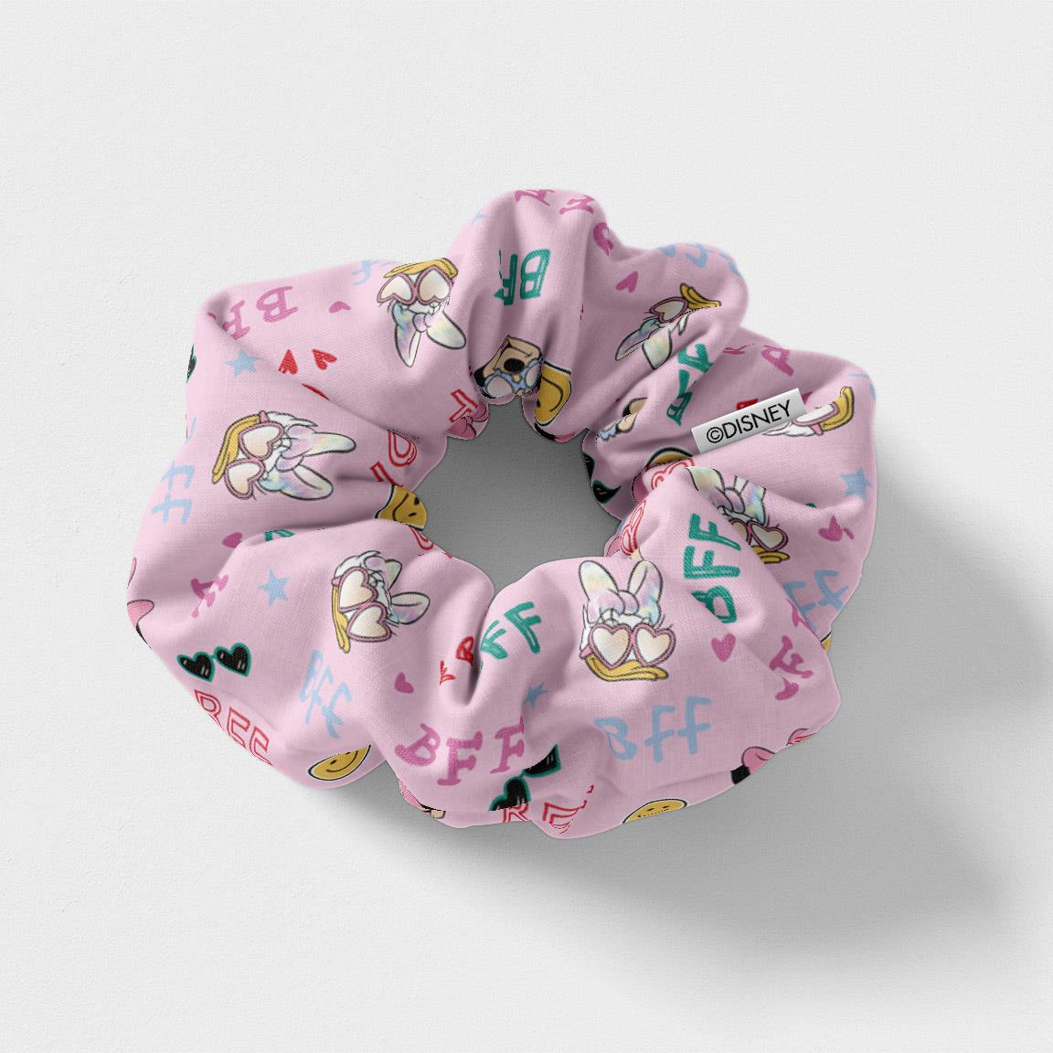 Scrunchies Minnie e Paperina DISNEY Elastici per Capelli in Tela 3 Pezzi - 1647