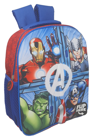 Zaino Asilo Avengers MARVEL con Pattina Magnetica Intercambiabile Borsa Scuola Tempo Libero - 1029p5626t2