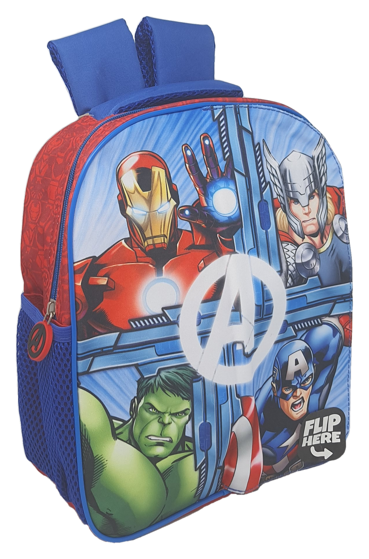 Zaino Asilo Avengers MARVEL con Pattina Magnetica Intercambiabile Borsa Scuola Tempo Libero - 1029p5626t2
