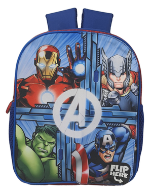Zaino Asilo Avengers MARVEL con Pattina Magnetica Intercambiabile Borsa Scuola Tempo Libero - 1029p5626t2