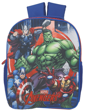 Zaino Asilo Avengers MARVEL con Pattina Magnetica Intercambiabile Borsa Scuola Tempo Libero - 1029p5626t2