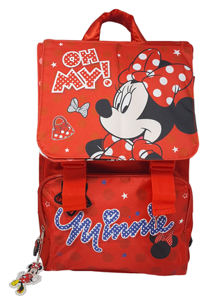 Zaino Estensibile Minnie Mouse DISNEY con Pattina Magnetica Intercambiabile Borsa Scuola 44 CM - 1111396792