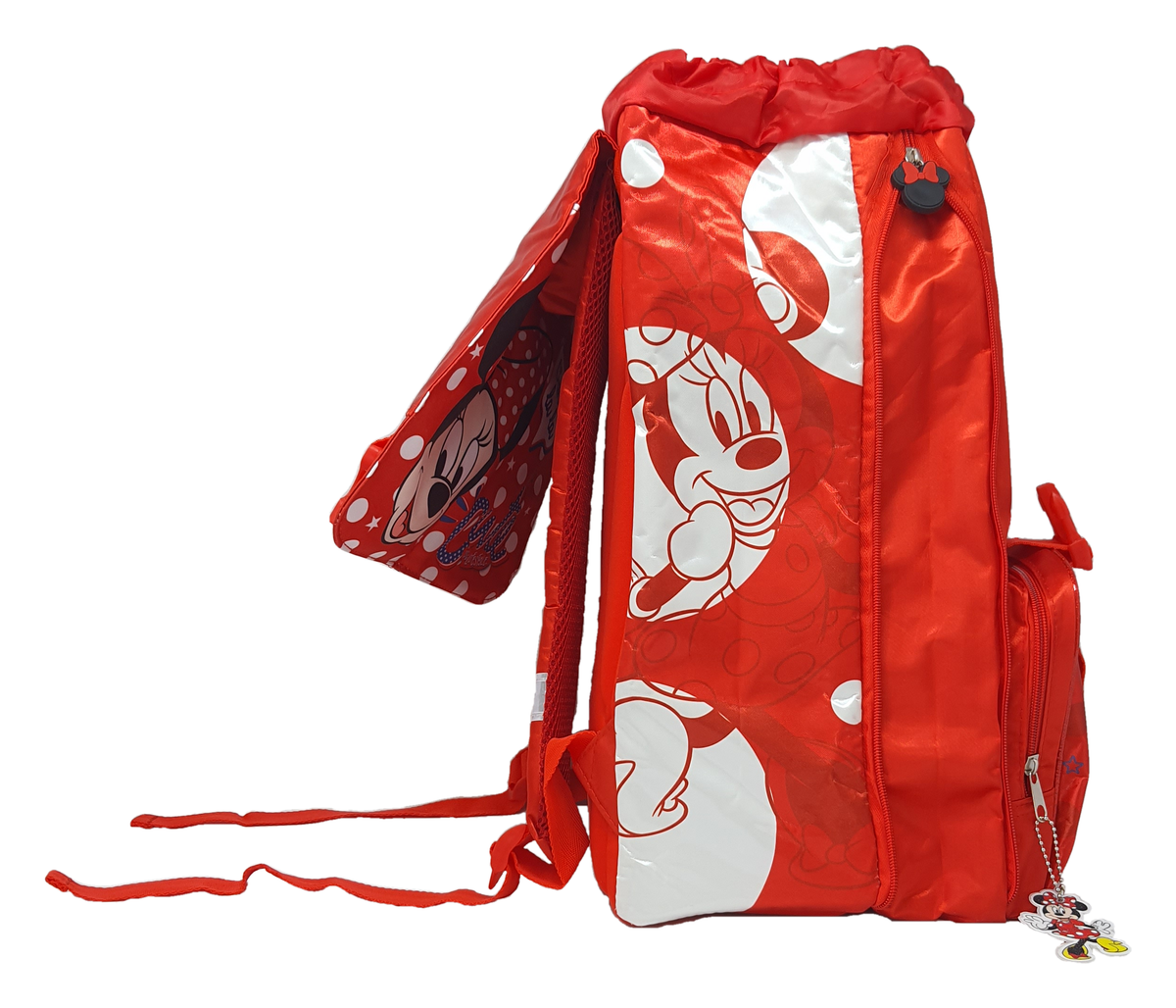 Zaino Estensibile Minnie Mouse DISNEY con Pattina Magnetica Intercambiabile Borsa Scuola 44 CM - 1111396792