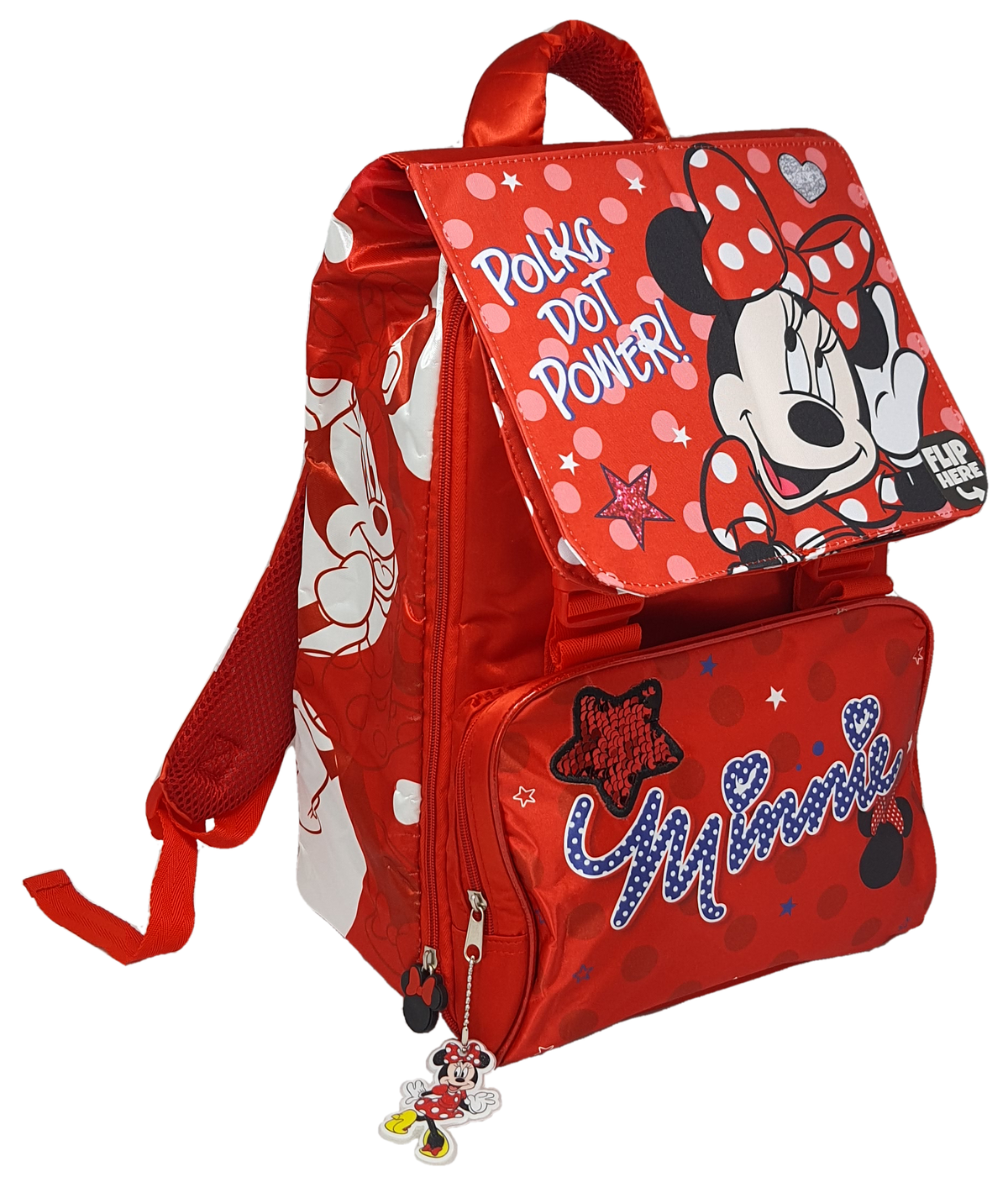 Zaino Estensibile Minnie Mouse DISNEY con Pattina Magnetica Intercambiabile Borsa Scuola 44 CM - 1111396792