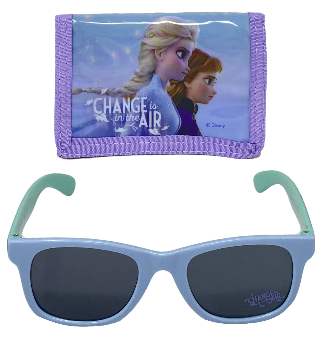 Occhiali da Sole Frozen Ii DISNEY Elsa Anna con Portafogli - Wd21570
