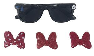 Occhiali da Sole Minnie Mouse DISNEY con 3 Charm Intercambiabili - Wd21063