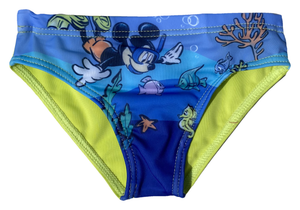 Costume Mare Mickey Mouse DISNEY Topolino Slip Mutandina Neonato - Mic0394verde