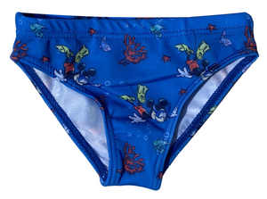 Costume Mare Mickey Mouse DISNEY Topolino Slip Mutandina Neonato - Mic0394blu