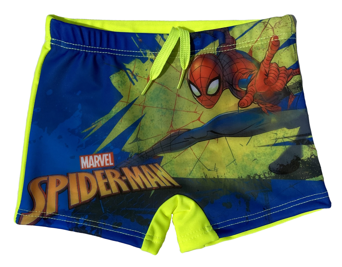 Costume Mare Spiderman MARVEL Parigamba Fluo Pantaloncino Bambino - Spi0408giallo