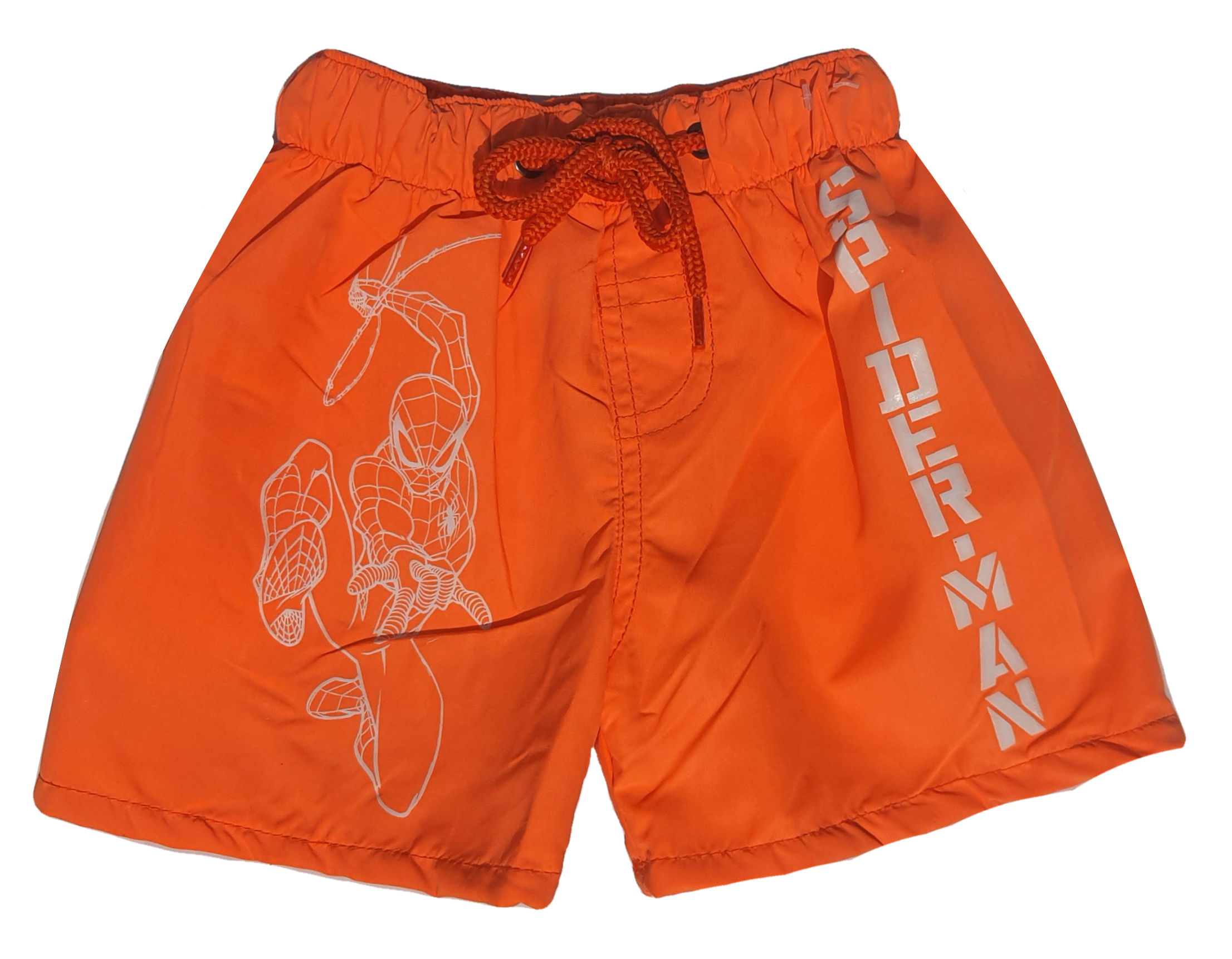 Costume Mare Spiderman MARVEL Bermuda Pantaloncino Bambino - Spi1701arancio