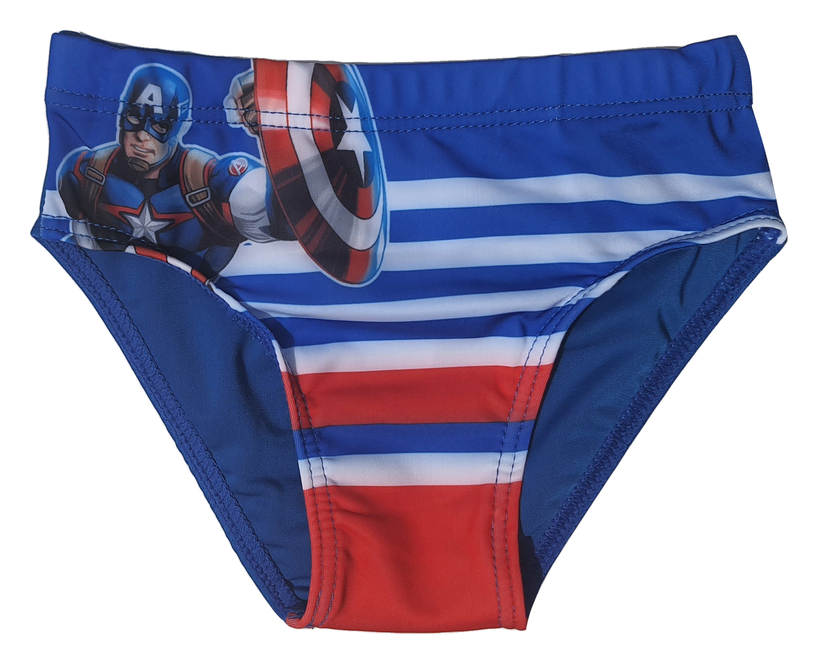 Costume Mare Capitan America MARVEL Avengers Slip Mutandina Bambino - Ave0400blu