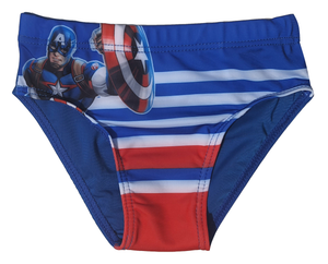 Costume Mare Capitan America MARVEL Avengers Slip Mutandina Bambino - Ave0400blu