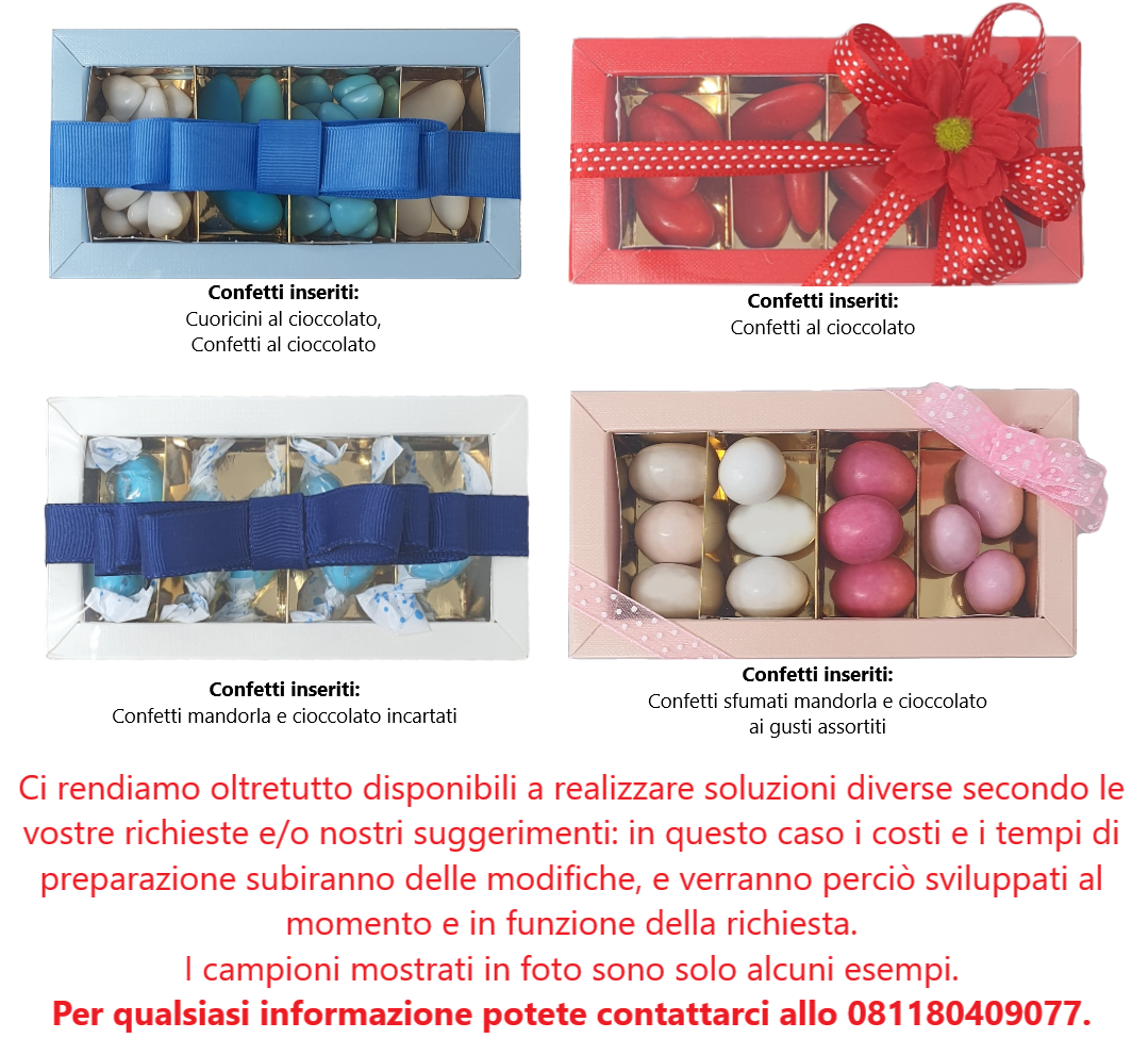 Bomboniera Astuccio Scatolina Matrimonio Comunioni Cerimonie Personalizzabili - 17364