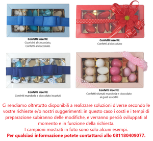 Bomboniera Astuccio Scatolina Matrimonio Comunioni Cerimonie Personalizzabili - 17364
