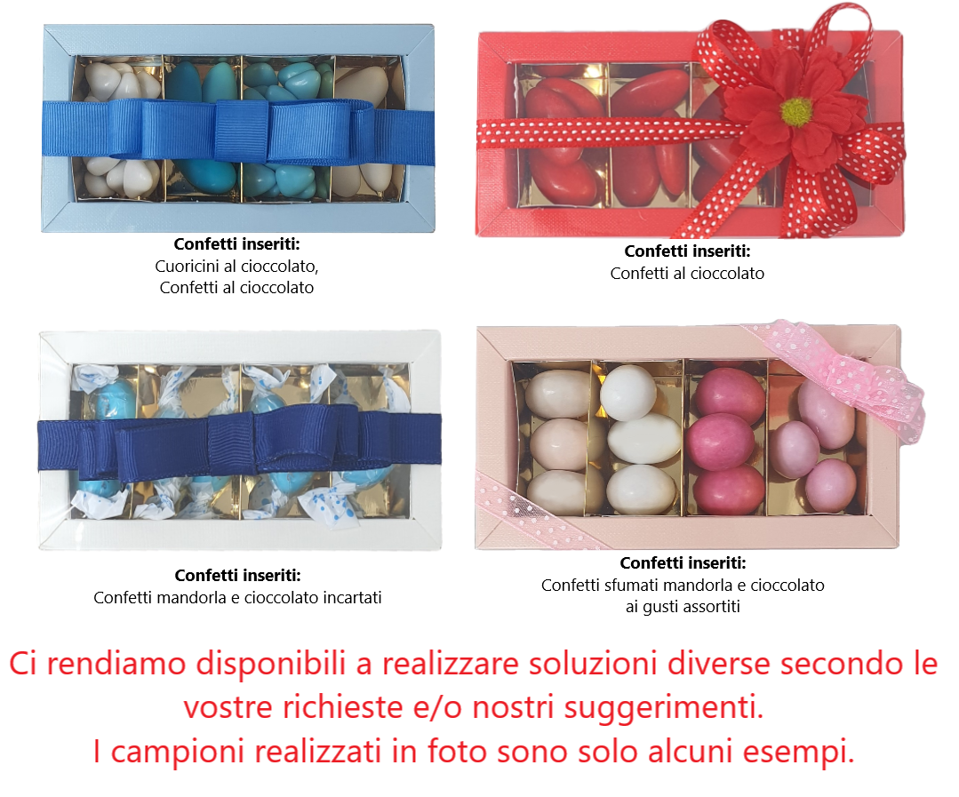 Bomboniera Astuccio Scatolina Matrimonio Comunioni Cerimonie Personalizzabili - 17364