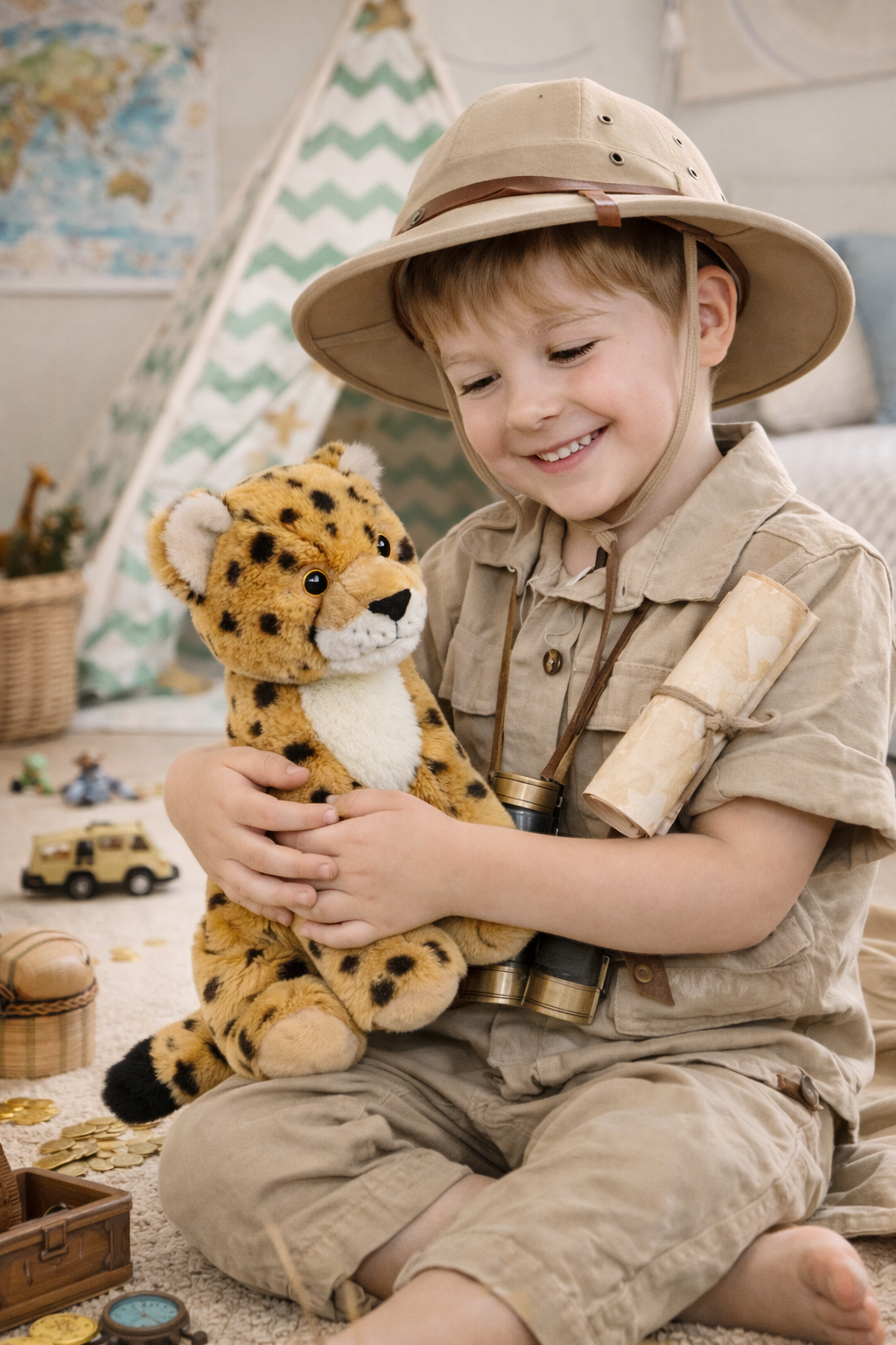 Peluche Ghepardo Grs Cm. 30 Plastica Reciclata Lelly - 800065