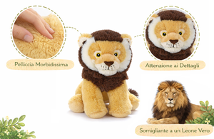 Peluche Leone Grs Cm. 25 Plastica Reciclata Lelly - 800068