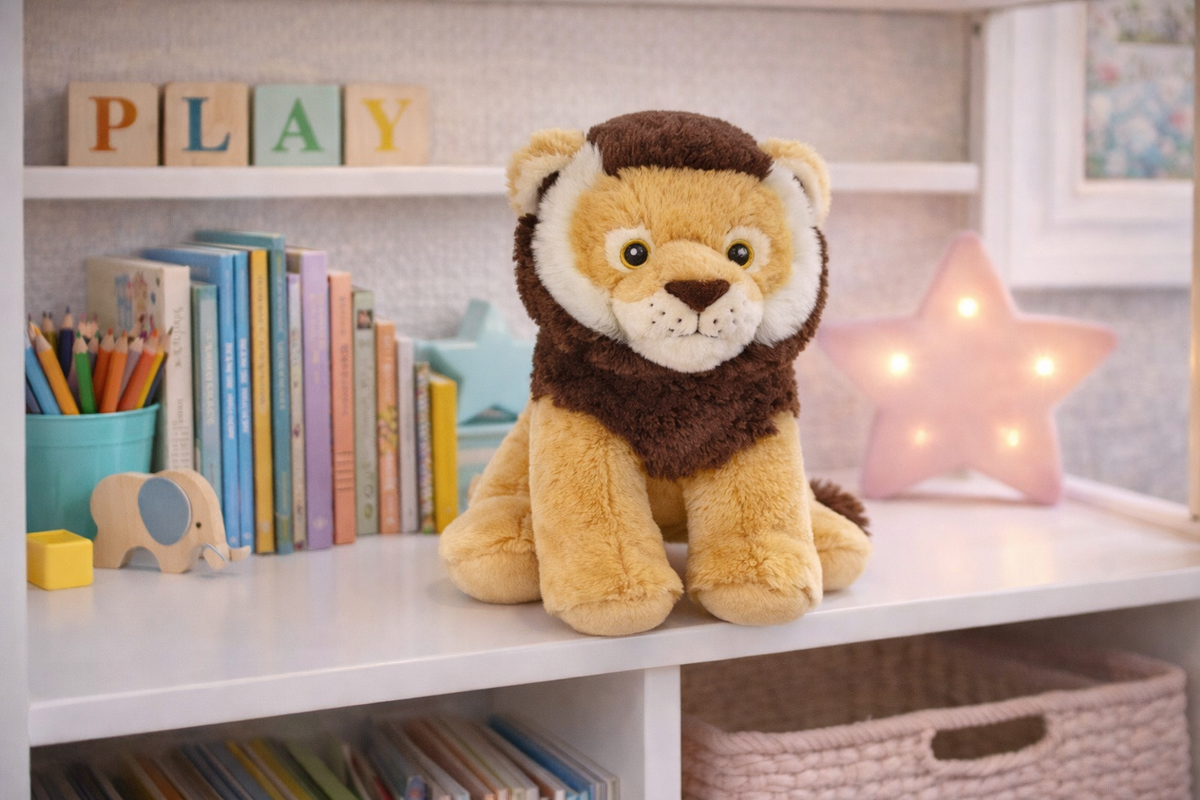 Peluche Leone Grs Cm. 30 Plastica Reciclata Lelly - 800069