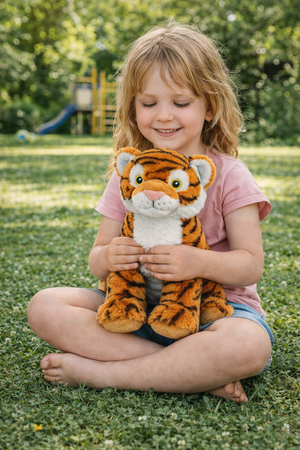Peluche Tigre Grs Cm. 30 Plastica Reciclata Lelly - 800071