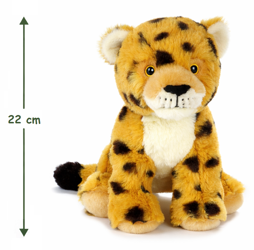 Peluche Ghepardo Grs Cm. 25 Plastica Reciclata Lelly - 800064