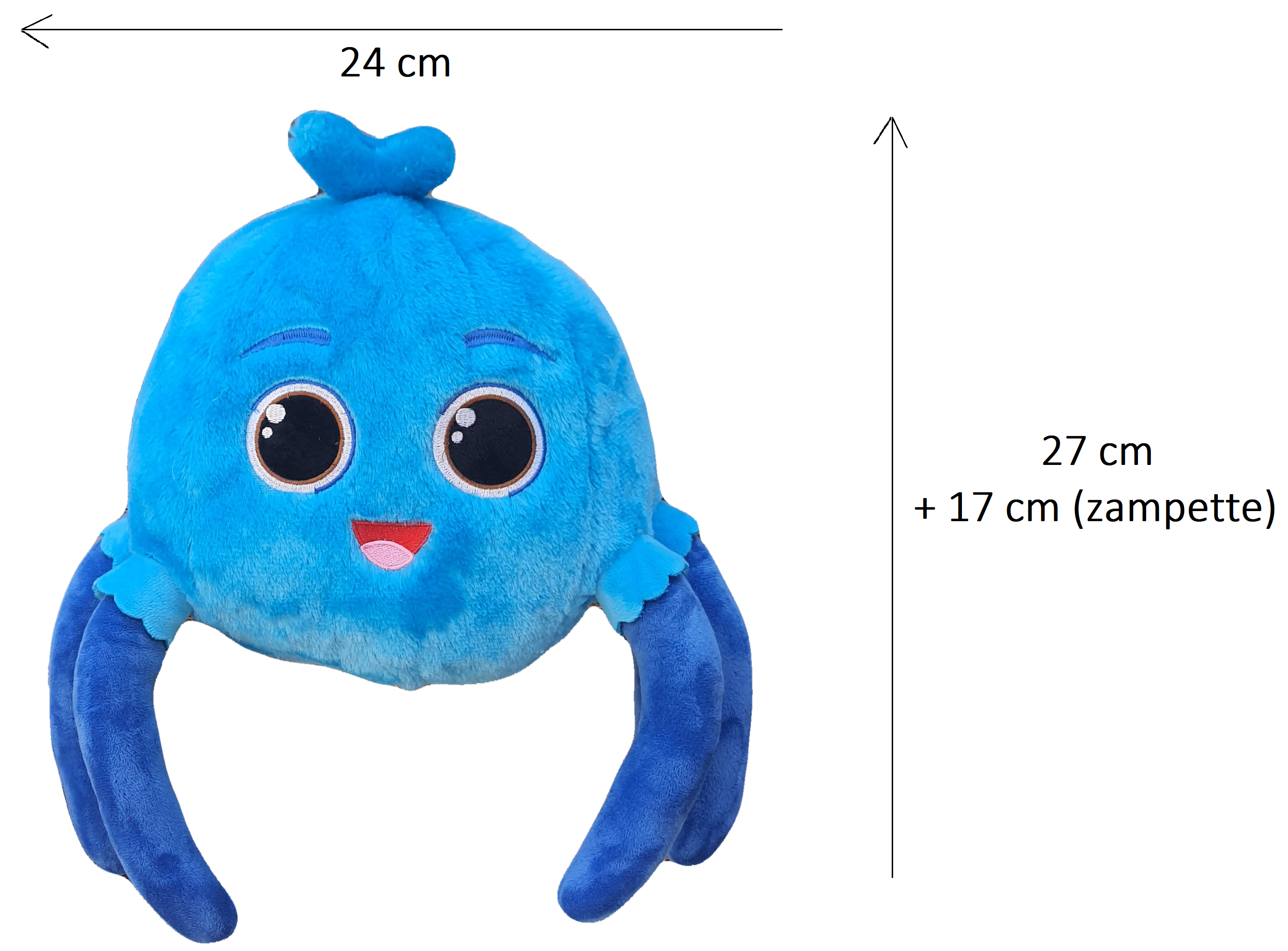 Peluche Whiskey il Ragnetto Pupazzo Filastrocca 30 Cm. - Pts59890/24