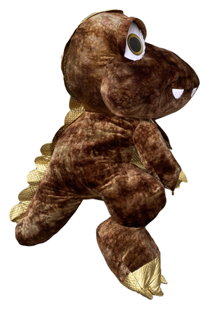 Peluche T-Rex Dinosauro Marrone Pupazzo Cm. 45 - Pts31326y/35marrone