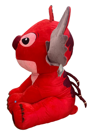 Peluche Gigante Leroy con Suono DISNEY Stitch Rosso Pupazzo Cm. 120 - 260004733