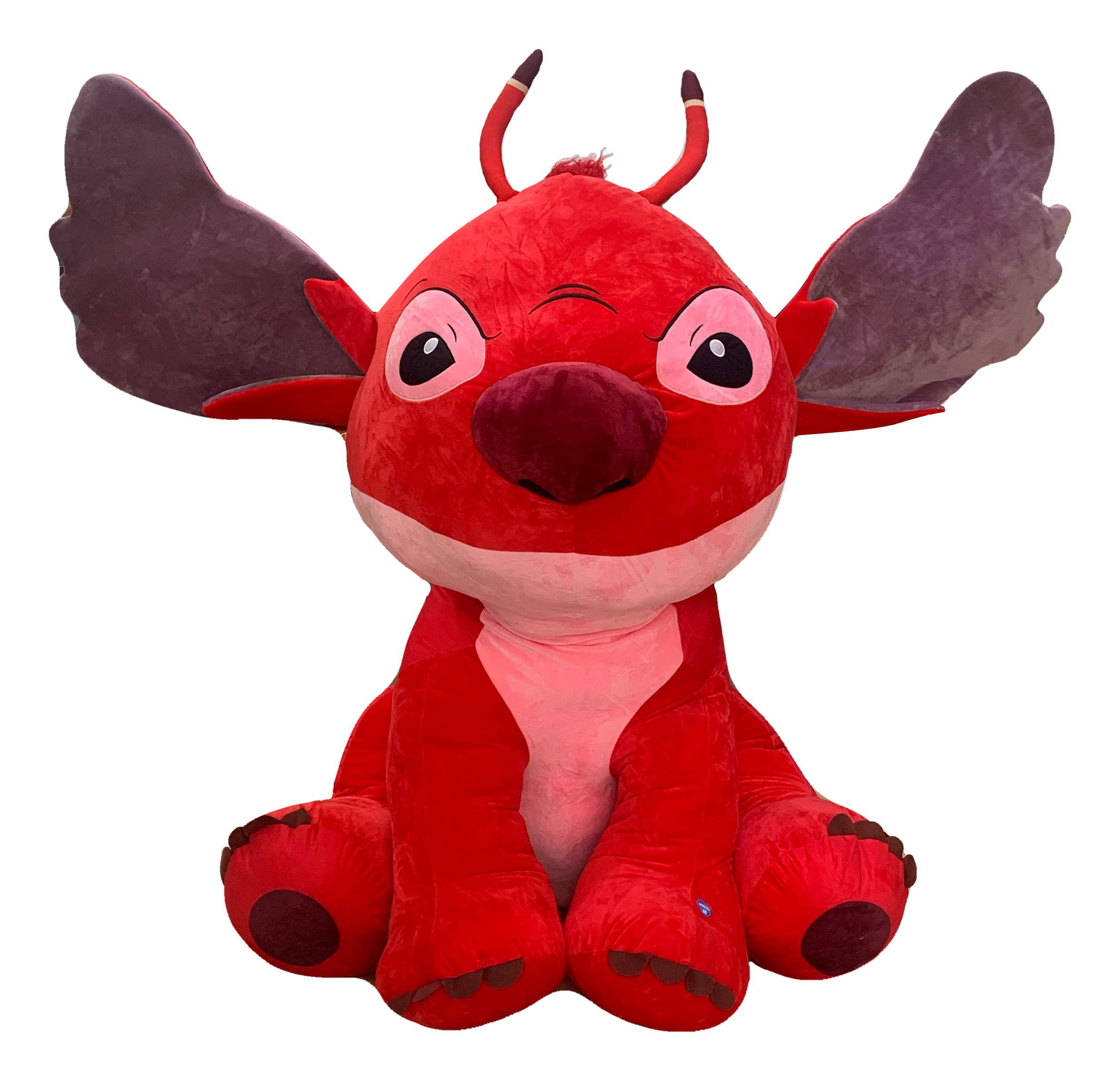 Peluche Gigante Leroy con Suono DISNEY Stitch Rosso Pupazzo Cm. 120 - 260004733