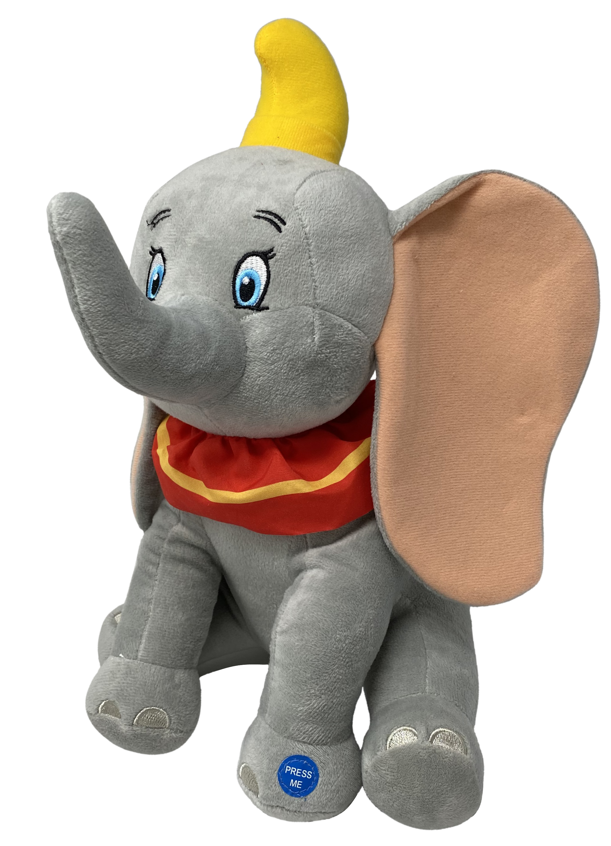 Peluche Dumbo DISNEY Elefante Seduto con Suono 30 CM - 9273-2