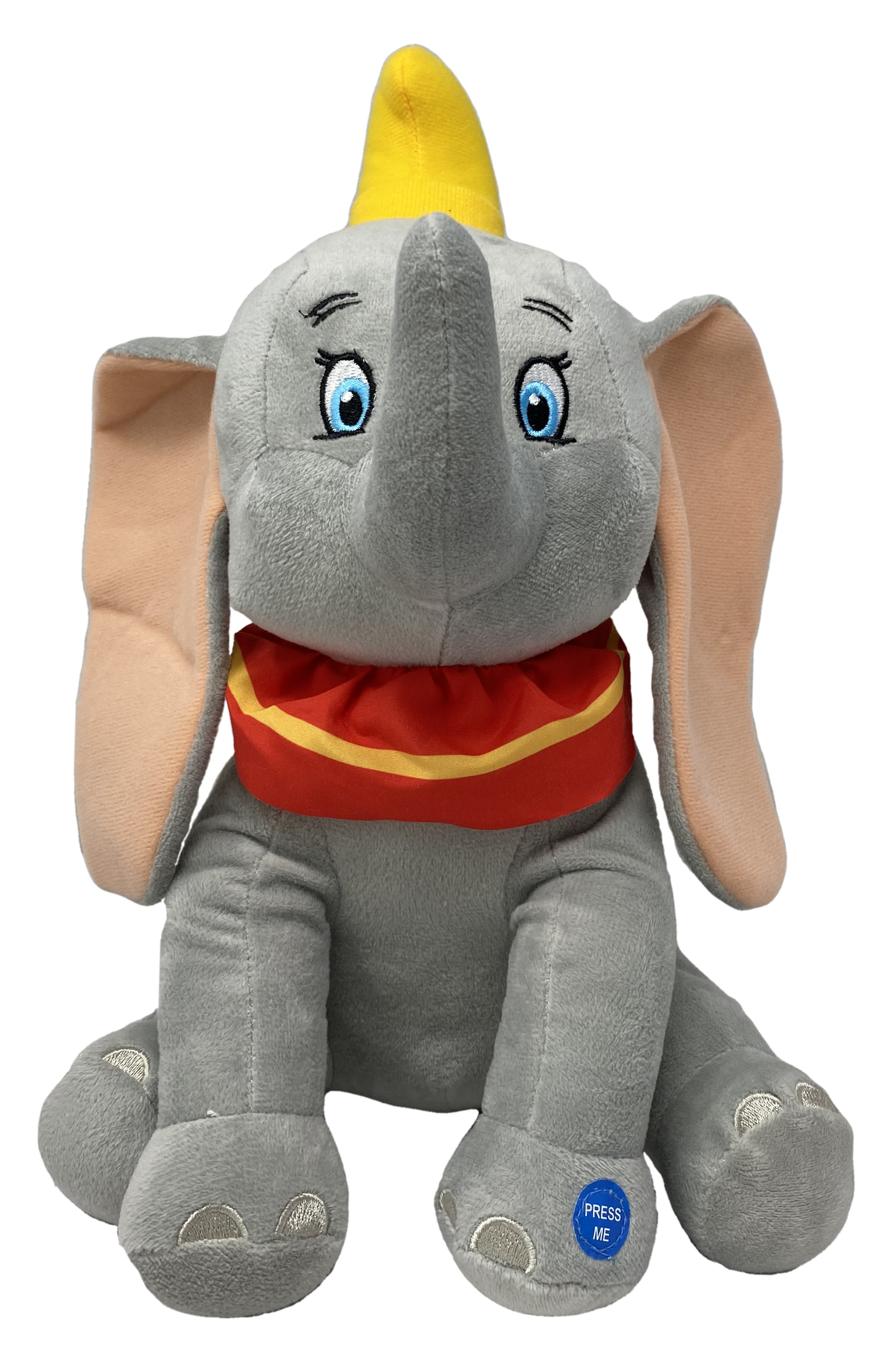 Peluche Dumbo DISNEY Elefante Seduto con Suono 30 CM - 9273-2